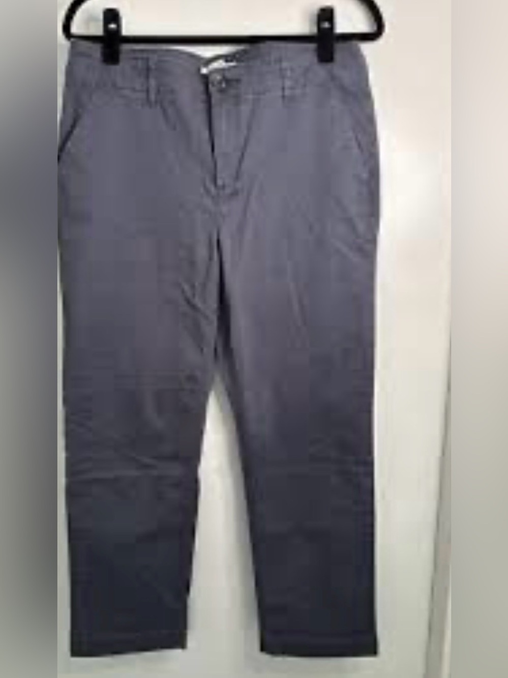 LOFT Blue gray  cropped Chinos - Straight Fit size 10